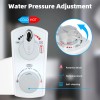 Hibbent Bidet Toilet Seat Attachment Sprayer Dual Nozzle Self Cleaning