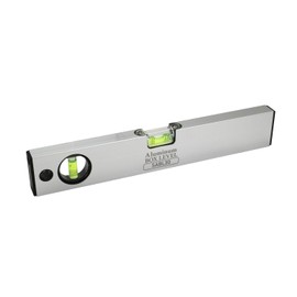 SK11 SABL30 Aluminum Box Level, 11.8 inches (300 mm), No Magnet, The Bottom is Flat so it Can Be Worn Leveling of Dirt Spaces, Made in Japan