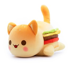 LAIBUY Cat Stuffed Anima Toy,Soft Cat Cushion Plush Pillows Stuffed Toy,Funny Plushie,Soft kitten Stuffed Gifts for Boys Girls Kids Birthday