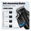 Razors Professional Haircut Set, USB Rechargeable, T-Cutter Carving Scissors, Men's
