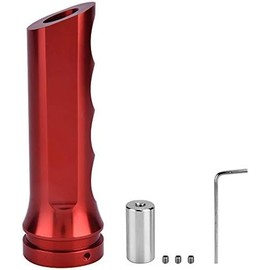 Cubierta del freno de mano, Universal Auto Car Aleación de aluminio Cubierta del freno de mano Protector de la manija Funda del freno de mano(rojo) coche tuning freno de