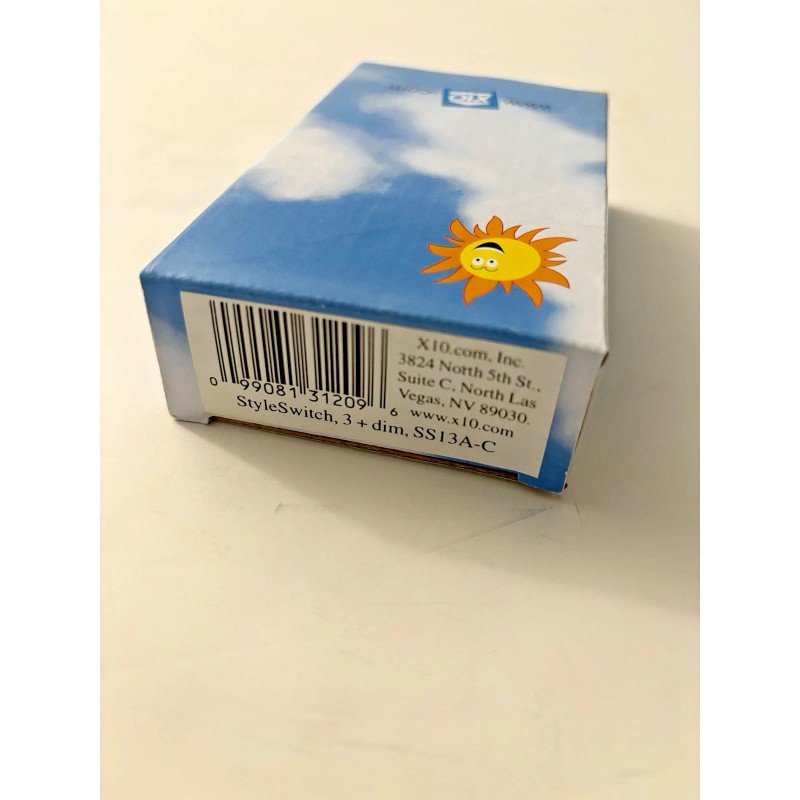 Universal X10 SS13A Stick-A-Switch Remote Wall Switch # Unit Dim