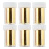 Pack 6 Foil Transfer Para Uñas Efecto Espejo Fantasy Nails.