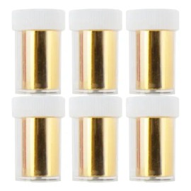 Pack 6 Foil Transfer Para Uñas Efecto Espejo Fantasy Nails.                                                                                           