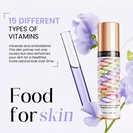 One Step Color Corrector, Isolation Cream, Makeup Primer Skin Tone Correcting and Brightening Primer, Oil Control Moisturizing, Latorice