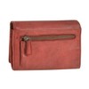 Bear Design Women's Wallet Leather 9 Card Slots Red, red,