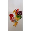 CRYSTAL FANTASY INC LC-3026 5" Fancy Rooster Metal Trinket Box