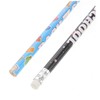 jojofuny 24Pcs Cartoon Birthday Pencils with Topper Erasers Elements Pencils