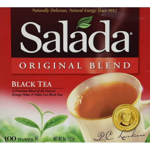 Salada Original Blend Black Tea (8 oz, 100 Count Boxes) 2 Pack