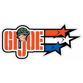 Sticker GI Joe sticker Decal Laptop, Car, Truck, Cornhole Choose your size - 3" set of 2