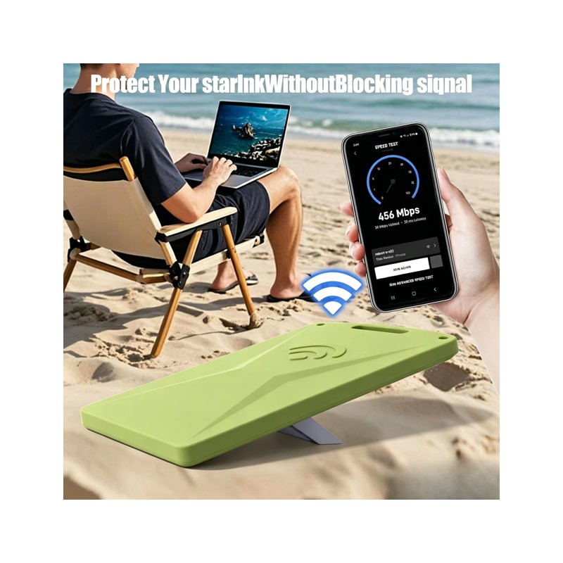 Silicone Protective Cover for Starlink Mini – Hexagonal Heat Dissipation