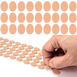 SmallCat 80 PCS Earring Support Patches, Waterproof Self-Adhesive Earring Back Stickers for Droopy Ears, Oval Ear Lobe Earring Back Lifters for Heavy Earrings, Earring Studs