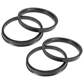 X AUTOHAUX 4pcs Plastic 78.1mm to 87.1mm Car Hub Centric Rings Wheel Bore Center Spacer