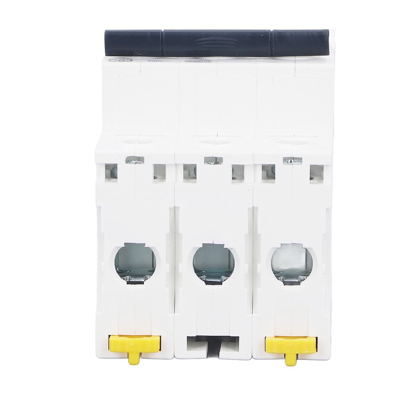 3P Miniature Circuit Breaker Easy Disassembly Assembly Din Rail Mount