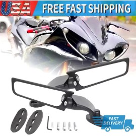 Unbranded Wing Rear view Side Mirrors For Honda CBR1000RR CBR600RR CBR250R CBR300R CBR500R