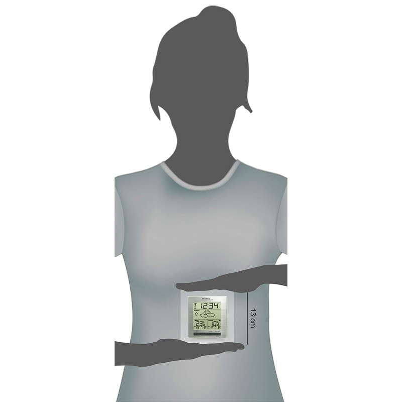 Technoline WS 9136 Weather Station Transparent-Aluminium