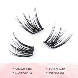 LANKIZ DIY Eyelash Extension,Cluster Lashes Individual Lash Extensions,72 Clusters, Soft and Lightweight 8-16mm Mix Resuale Wide Band Cluster Lashes for Home use (Sunshine-C-Curl)