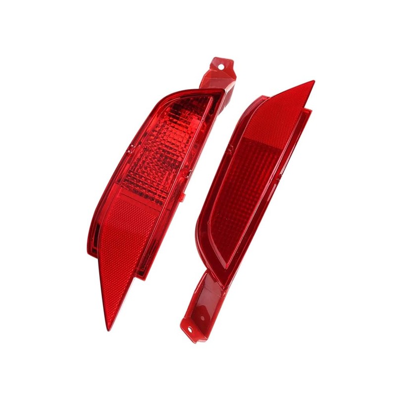 Baceyong Rear Bumper Reflector, Red Lens, Compatible with F-0RD FIESTA
