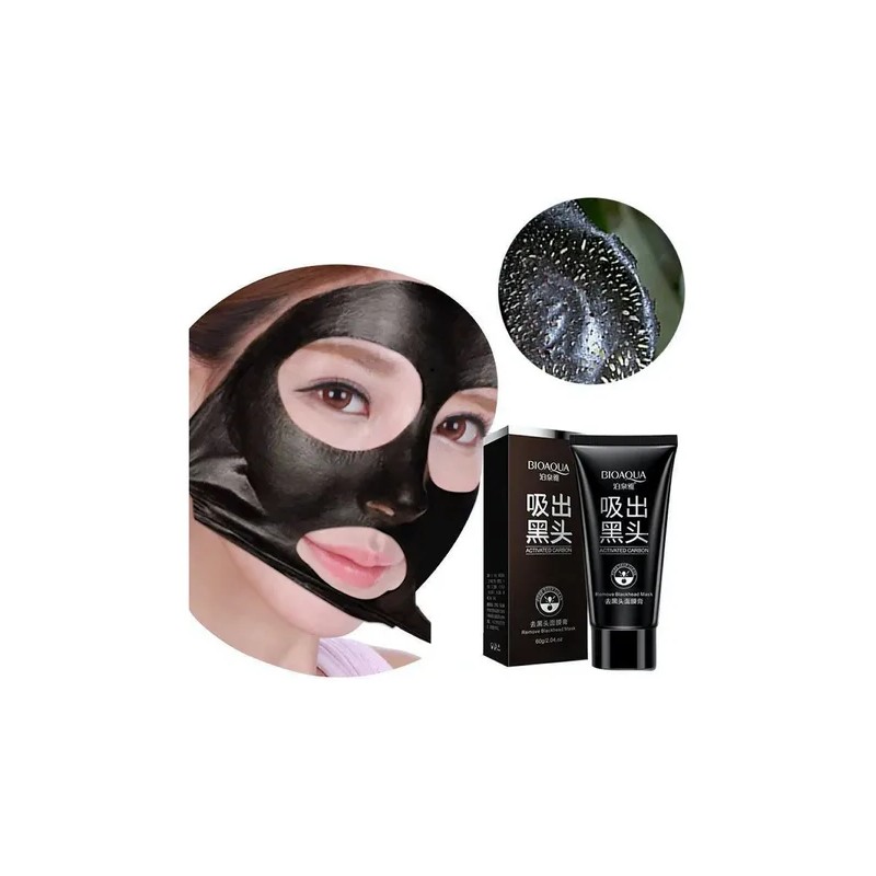 Mascarilla Negra Carbón Para Puntos Negros Limpieza Facial