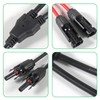 AITRIP 2 Pairs Solar Cable Y Splitter Plug Solar Solar