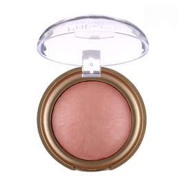 MAEPEOR Powder Baked Blush 6 Colors Natural Glow Marbleized Baked Powder Blush Lightweight Buildable Shimmer Blusher (04 PEACH)