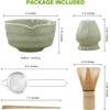 5PCS Matcha Whisk Set,17 oz Ceramic Matcha Bowl Kit,Japanese Tea