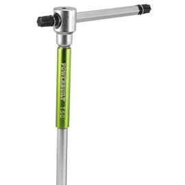 Powerbuilt 9 Pc Torx Star T-Handle Hex Allen Key Wrench Set w/ Speed Sleeves for Fast Spinning Action, Sliding Top Handle for “T” or “L” Shape, Long Shafts, Storage Rack, Auto, Bicycle, Moto - 941646