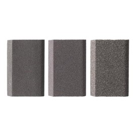 Kwb 088900 Sanding Sponge Set of 3 Rounded and Bevelled in Medium, Fine and Super F Grits