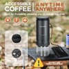LEBURRY Burr Coffee Grinder - Portable Espresso Grinder with Stainless