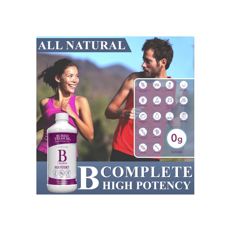Buried Treasure B Complete High Potency B Complex Adrenal Support