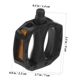 BIUDECO 1 Pair Boys and Girls Bicycles Pedals Compact Lightweight Boys and Girls Bike Pedals Cycle Road Bike Purple Random Color