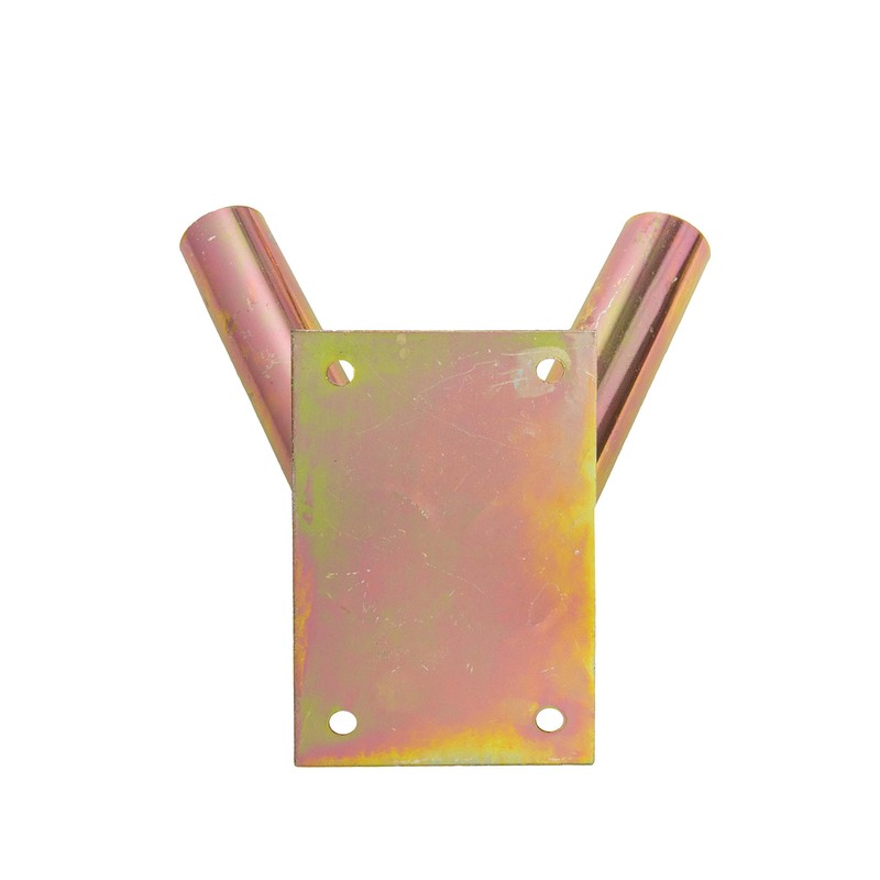 ADGO Flag Holder Screw-On Flag Pole Handle Wall Mount Hot-Dip