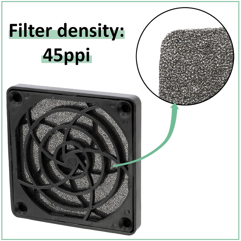 AERZETIX - C15117-80 x 80 mm protective grille for PC