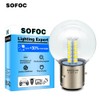 SOFOC- BA21D LED Headlight Bulbs High/Low Beam,Yellow G40 Bulb for