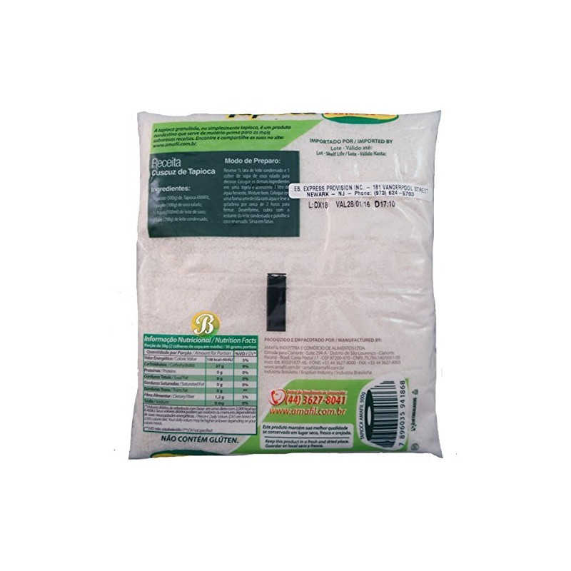 Amafil Tapioca Flour 500gr 2 Pack