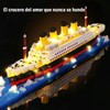 OCAR Modelo Titanic de Bloques Microset,Juego de Bloques de 1878
