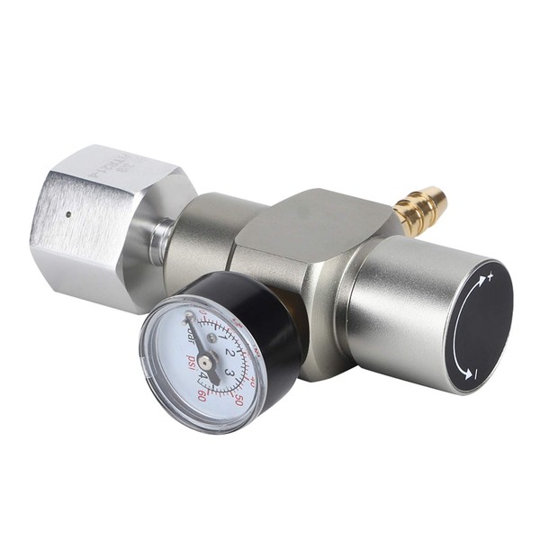 Zerodis Regulator CO2 Gas Regulator 2 in 1 Soda Pressure
