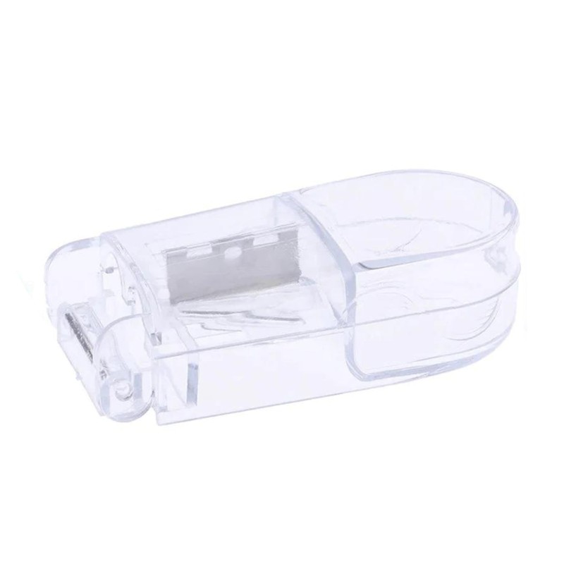 Glamified Pill Cutter, Portable Tablet Cutter with Blade and Storage