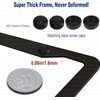 2 Pcs Aluminum Retired License Plate Frame for US Army,4-Hole