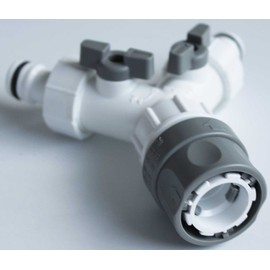 Toyox C-29 Sprinkling Parts, 2-Way Freely Branch Socket Fitting with Cock