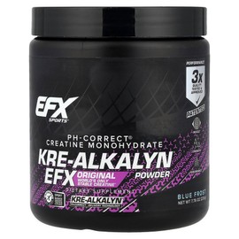 EFX Sports Kre-Alkalyn EFX Powder Blue Frost 220g (7.76oz), Mango 1 Bottle, 1 Piece / EFX Sports Kre-Alkalyn EFX 분말 블루 프로스트 220g(7.76oz), 망고 1병, 1개