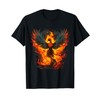 Fire Phoenix Bird Firebird Reborn Mythical Bird Phoenix T-Shirt