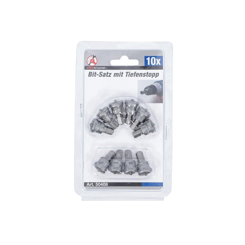BGS DIY 50408 Bit Set with Depth Stop for Plasterboard