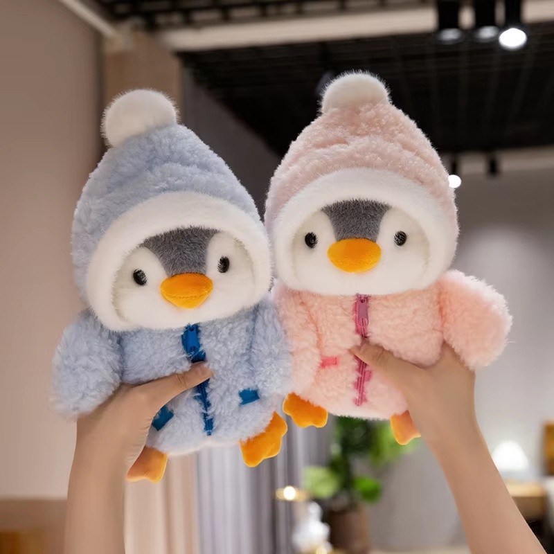 Penguin Plush Toy for Kids – 25cm Cotton-Padded Stuffed Animal