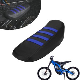 JFG RACING Dirt Bike Seat Cover,Motorcycle Seat Cover Anti-Slip Pad Seat Cover for Sur-Ron X/S Sur Ron Light Bee Electric Bike-Blue