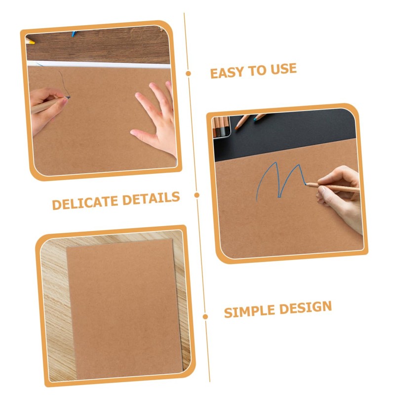 Operitacx 5 Blatt Kraftkarton Malbuch Karton Kartonpapier