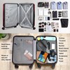 Verdi Hardside Carry On Luggage with Spinner Wheels, Lightweight Travel