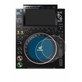 BROTECT Pack of 2 Screen Protectors for Pioneer CDJ 3000 (Circle) Screen Protector Film Ultra Clear