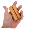 Healeved 2pcs Bamboo Lipstick Tubes Refillable Containers for Makeup Portable