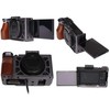 WEPOTO GP-ZV-1 Cage Hand Grip Metal Ebony Wood for Sony